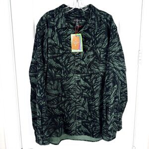 HOUSTON WHITE x TARGET Corduroy Shirt NEW Size XL Green Black Rare NEW With Tag